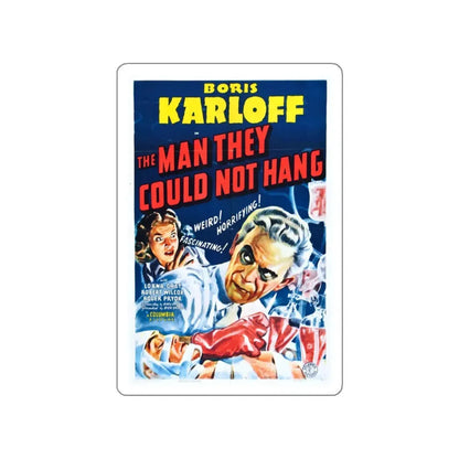 THE MAN THEY COULD NOT HANG 1939 Movie Poster STICKER Vinyl Die-Cut Decal 5 Inch - The Sticker Space