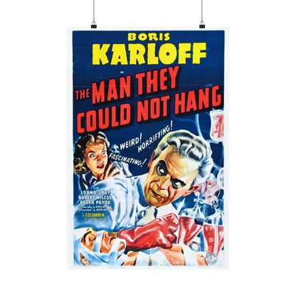 THE MAN THEY COULD NOT HANG 1939 - Paper Movie Poster 20″ x 30″ Matte - The Sticker Space