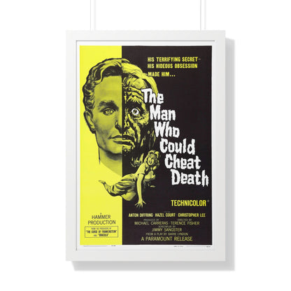 THE MAN WHO COULD CHEAT DEATH 1959 - Framed Movie Poster-20" x 30"-The Sticker Space