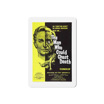 THE MAN WHO COULD CHEAT DEATH 1959 Movie Poster - Refrigerator Magnet 5 Inch Die-Cut - The Sticker Space