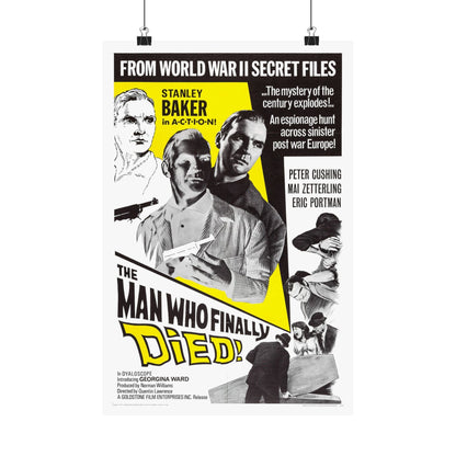 THE MAN WHO FINALLY DIED 1963 - Paper Movie Poster-12″ x 18″-The Sticker Space