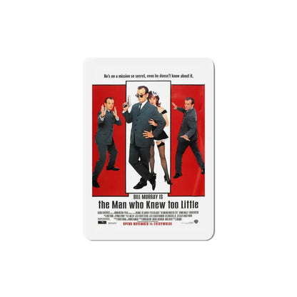 The Man Who Knew Too Little 1997 Movie Poster Refrigerator Magnet 4 Inch - The Sticker Space