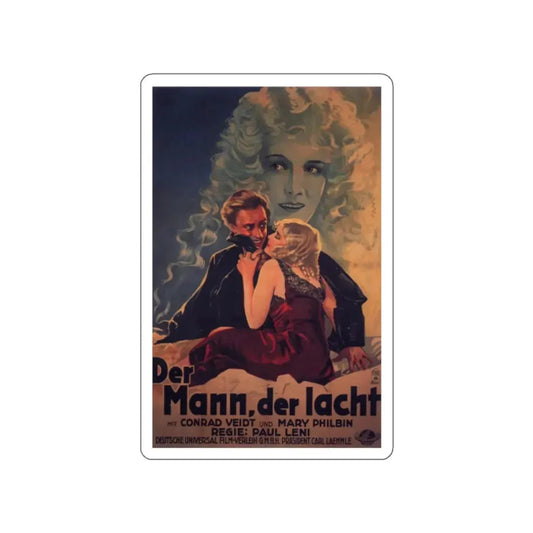 THE MAN WHO LAUGHS 1928 Movie Poster STICKER Vinyl Die-Cut Decal 2 Inch - The Sticker Space