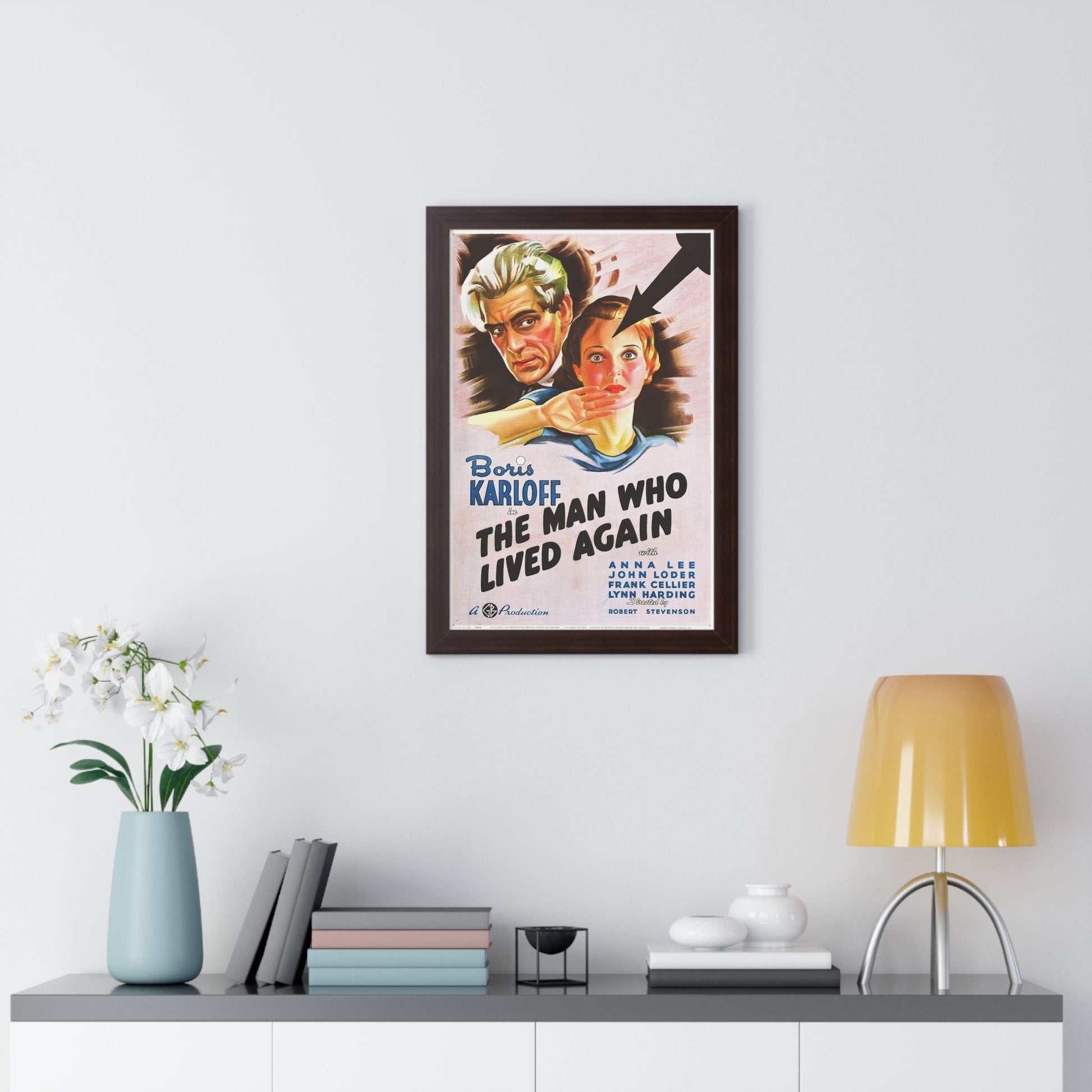 THE MAN WHO LIVED AGAIN 1936 - Framed Movie Poster-The Sticker Space