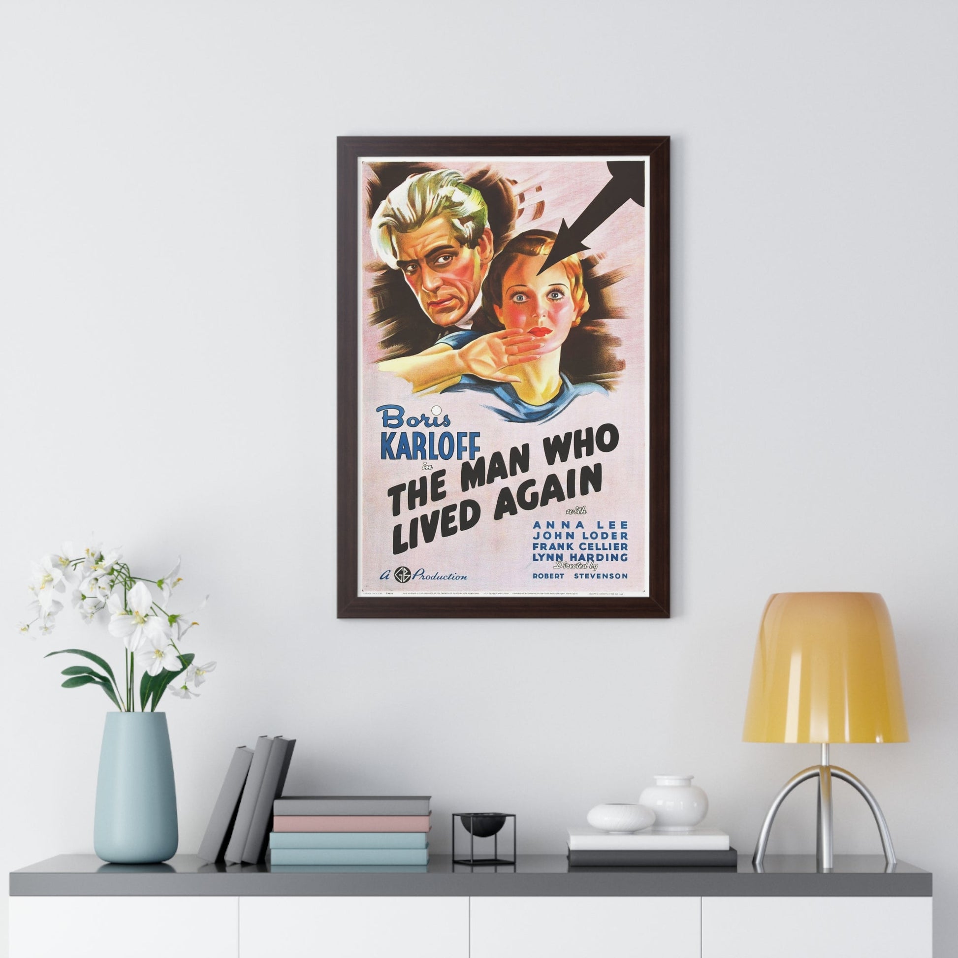 THE MAN WHO LIVED AGAIN 1936 - Framed Movie Poster-The Sticker Space