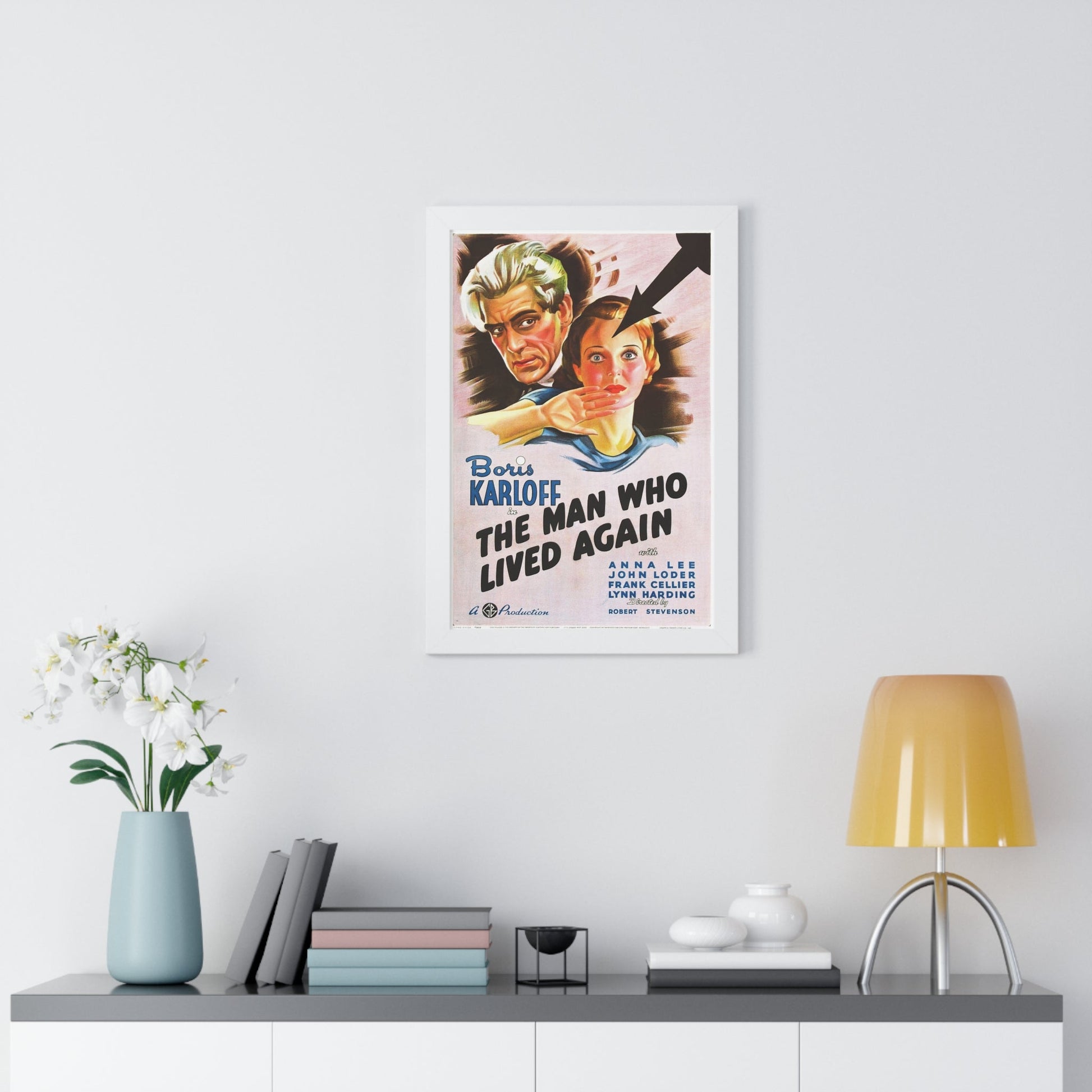 THE MAN WHO LIVED AGAIN 1936 - Framed Movie Poster-The Sticker Space