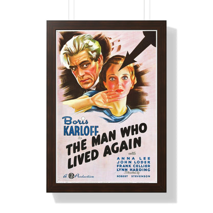 THE MAN WHO LIVED AGAIN 1936 - Framed Movie Poster-16″ x 24″-The Sticker Space