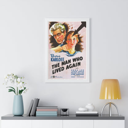 THE MAN WHO LIVED AGAIN 1936 - Framed Movie Poster-The Sticker Space