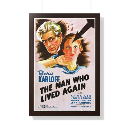 THE MAN WHO LIVED AGAIN 1936 - Framed Movie Poster-20" x 30"-The Sticker Space