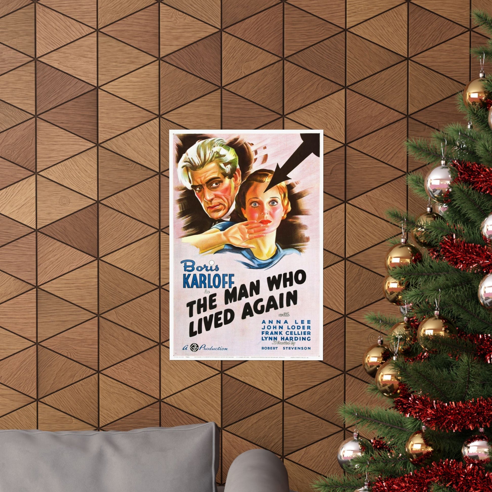 THE MAN WHO LIVED AGAIN 1936 - Paper Movie Poster-The Sticker Space