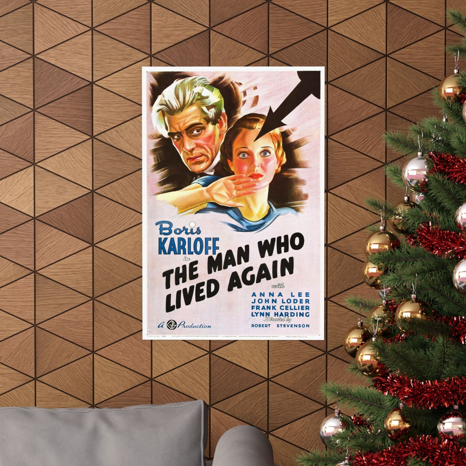 THE MAN WHO LIVED AGAIN 1936 - Paper Movie Poster-The Sticker Space