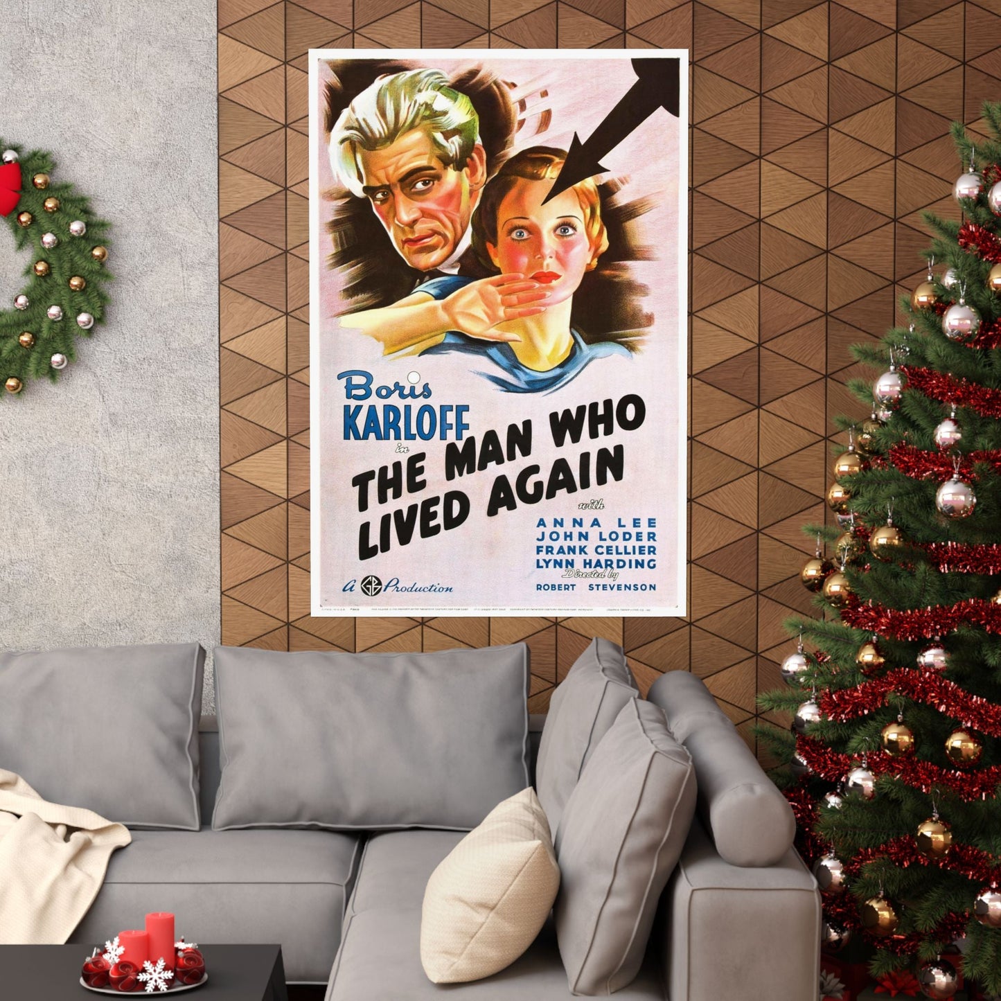 THE MAN WHO LIVED AGAIN 1936 - Paper Movie Poster-The Sticker Space