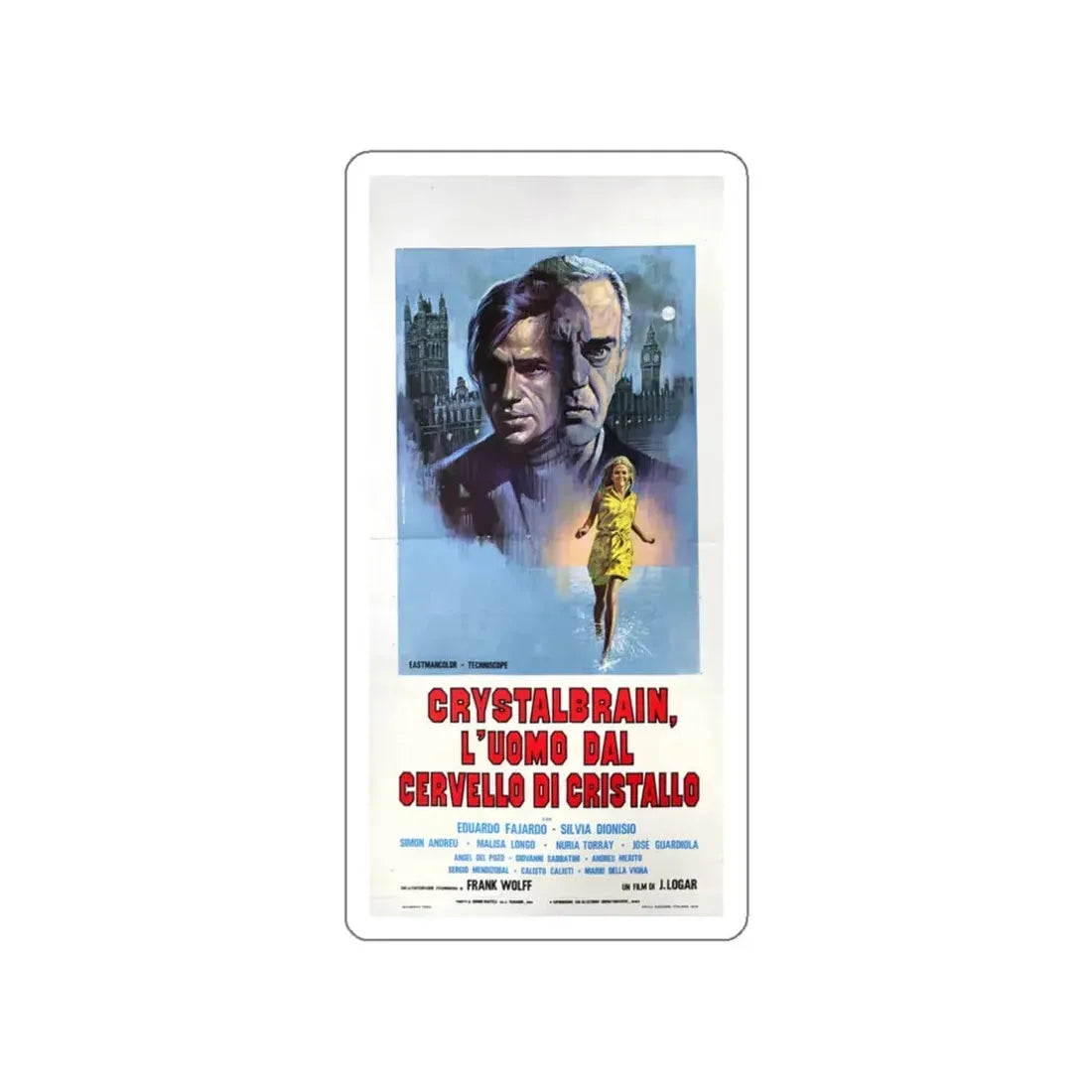 THE MAN WHO LIVED TWICE 1936 Movie Poster STICKER Vinyl Die-Cut Decal 3 Inch - The Sticker Space