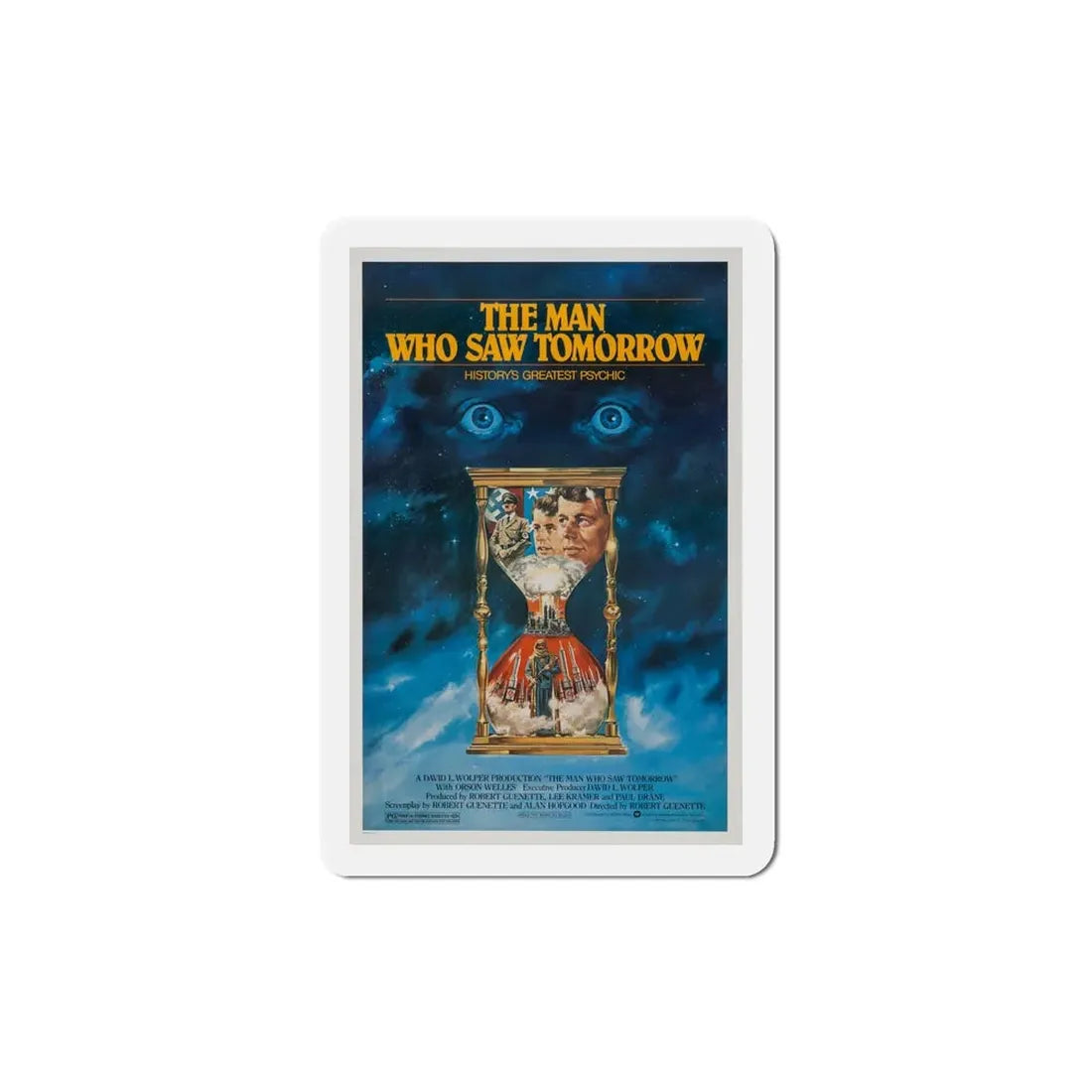 The Man Who Saw Tomorrow 1981 Movie Poster Refrigerator Magnet 4 Inch - The Sticker Space