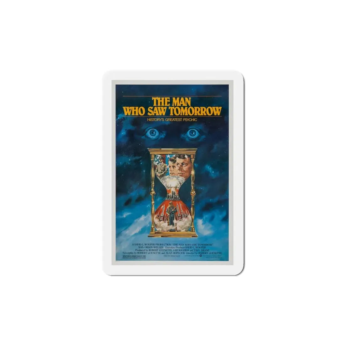 The Man Who Saw Tomorrow 1981 Movie Poster Refrigerator Magnet 5 Inch - The Sticker Space