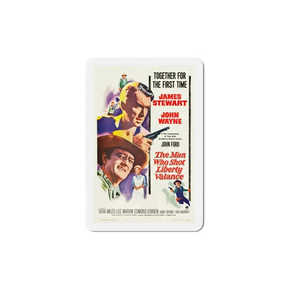 The Man Who Shot Liberty Valance 1962 Movie Poster Refrigerator Magnet 4 Inch - The Sticker Space