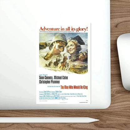 The Man Who Would Be King 1975 Movie Poster STICKER Vinyl Die-Cut Decal - The Sticker Space