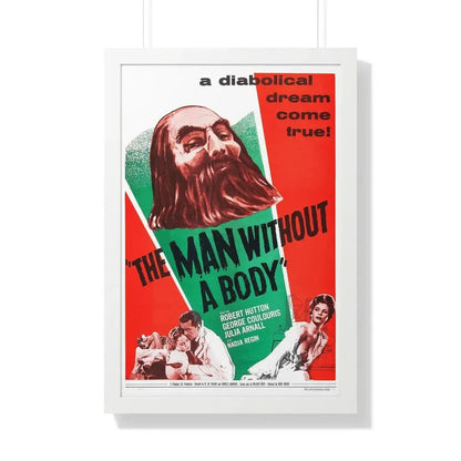 THE MAN WITHOUT A BODY 1957 - Framed Movie Poster 20" x 30" White - The Sticker Space