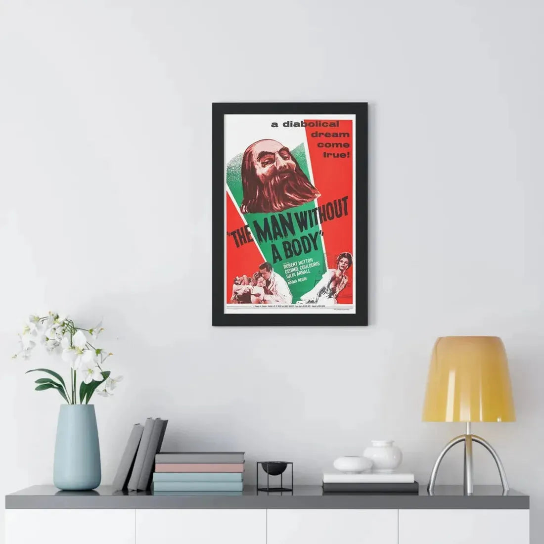 THE MAN WITHOUT A BODY 1957 - Framed Movie Poster - The Sticker Space