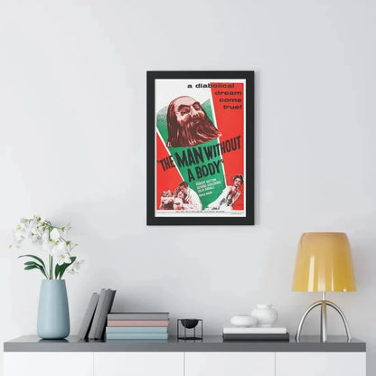 THE MAN WITHOUT A BODY 1957 - Framed Movie Poster - The Sticker Space