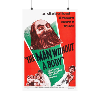 THE MAN WITHOUT A BODY 1957 - Paper Movie Poster-20″ x 30″-The Sticker Space