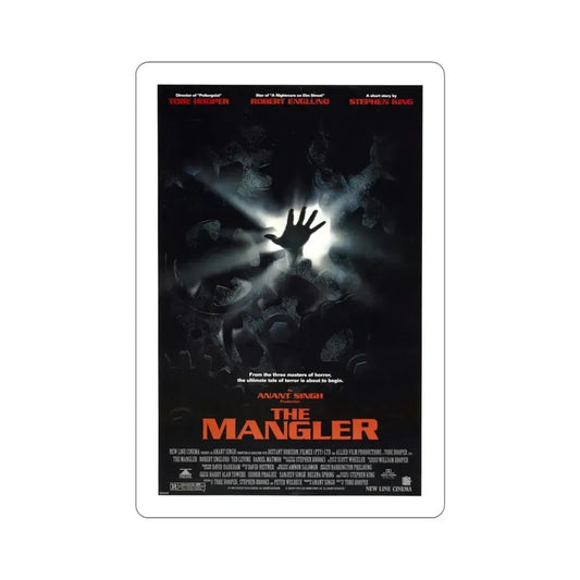 The Mangler 1995 Movie Poster STICKER Vinyl Die-Cut Decal 6 Inch - The Sticker Space