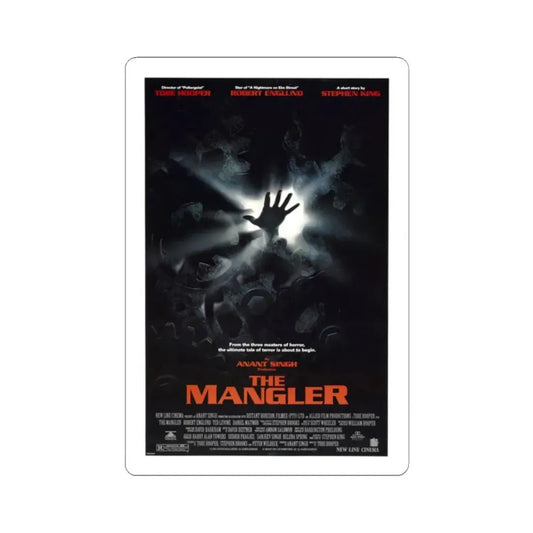 The Mangler 1995 Movie Poster - STICKER Vinyl Kiss-Cut Decal 2 Inch White - The Sticker Space