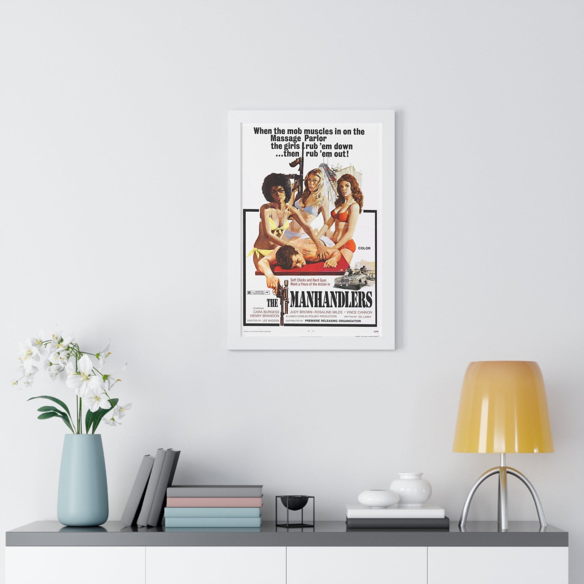 THE MANHANDLERS 1974 - Framed Movie Poster-The Sticker Space