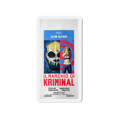 THE MARK OF KRIMINAL (ITALIAN) 1968 Movie Poster - Refrigerator Magnet-2" x 2"-The Sticker Space