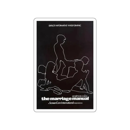 THE MARRIAGE MANUAL 1970 Movie Poster STICKER Vinyl Die-Cut Decal 4 Inch - The Sticker Space
