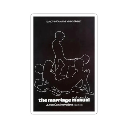 THE MARRIAGE MANUAL 1970 Movie Poster - STICKER Vinyl Kiss-Cut Decal 3 Inch White - The Sticker Space