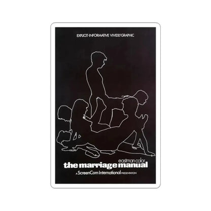 THE MARRIAGE MANUAL 1970 Movie Poster - STICKER Vinyl Kiss-Cut Decal 6 Inch White - The Sticker Space