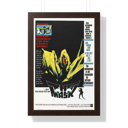 THE MASK 1961 - Framed Movie Poster-16″ x 24″-The Sticker Space