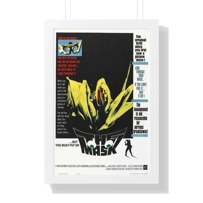 THE MASK 1961 - Framed Movie Poster 16″ x 24″ White - The Sticker Space