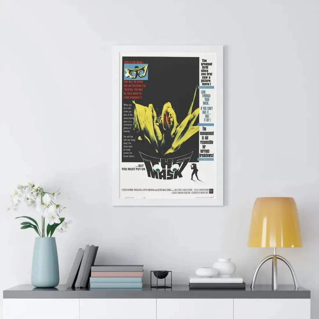 THE MASK 1961 - Framed Movie Poster - The Sticker Space