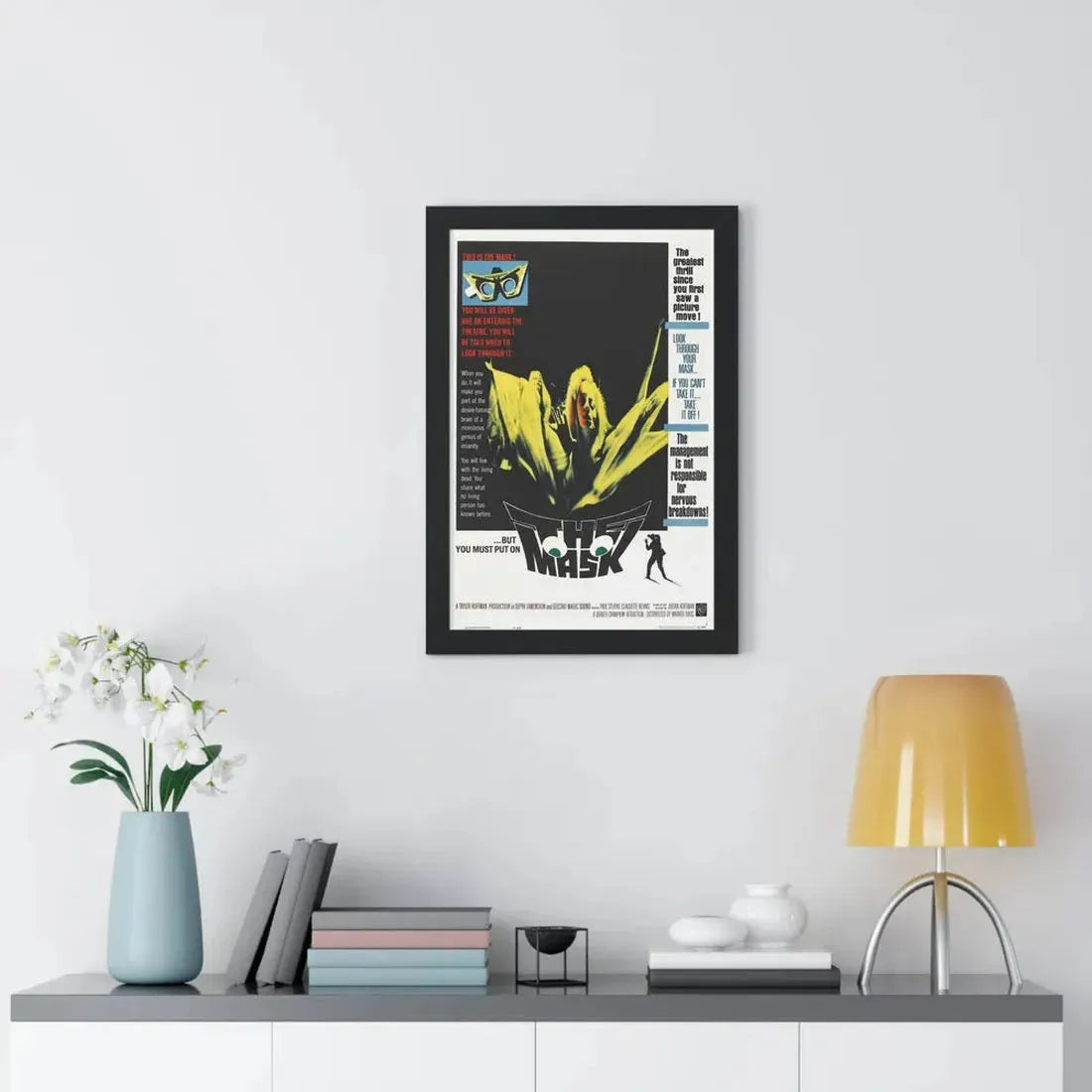 THE MASK 1961 - Framed Movie Poster - The Sticker Space