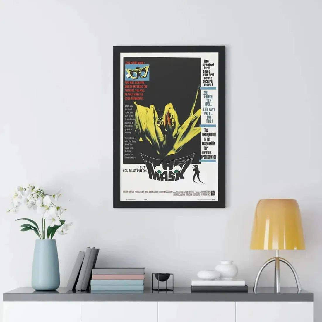 THE MASK 1961 - Framed Movie Poster - The Sticker Space