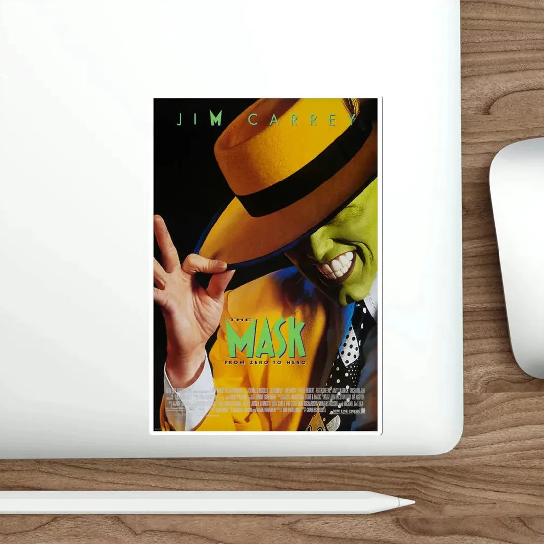 The Mask 1994 Movie Poster STICKER Vinyl Die-Cut Decal - The Sticker Space