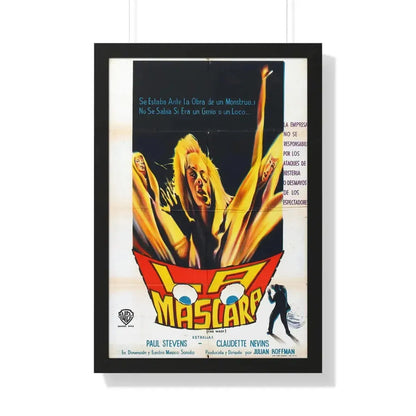 THE MASK (SPANISH) 1961 - Framed Movie Poster 20" x 30" Black - The Sticker Space