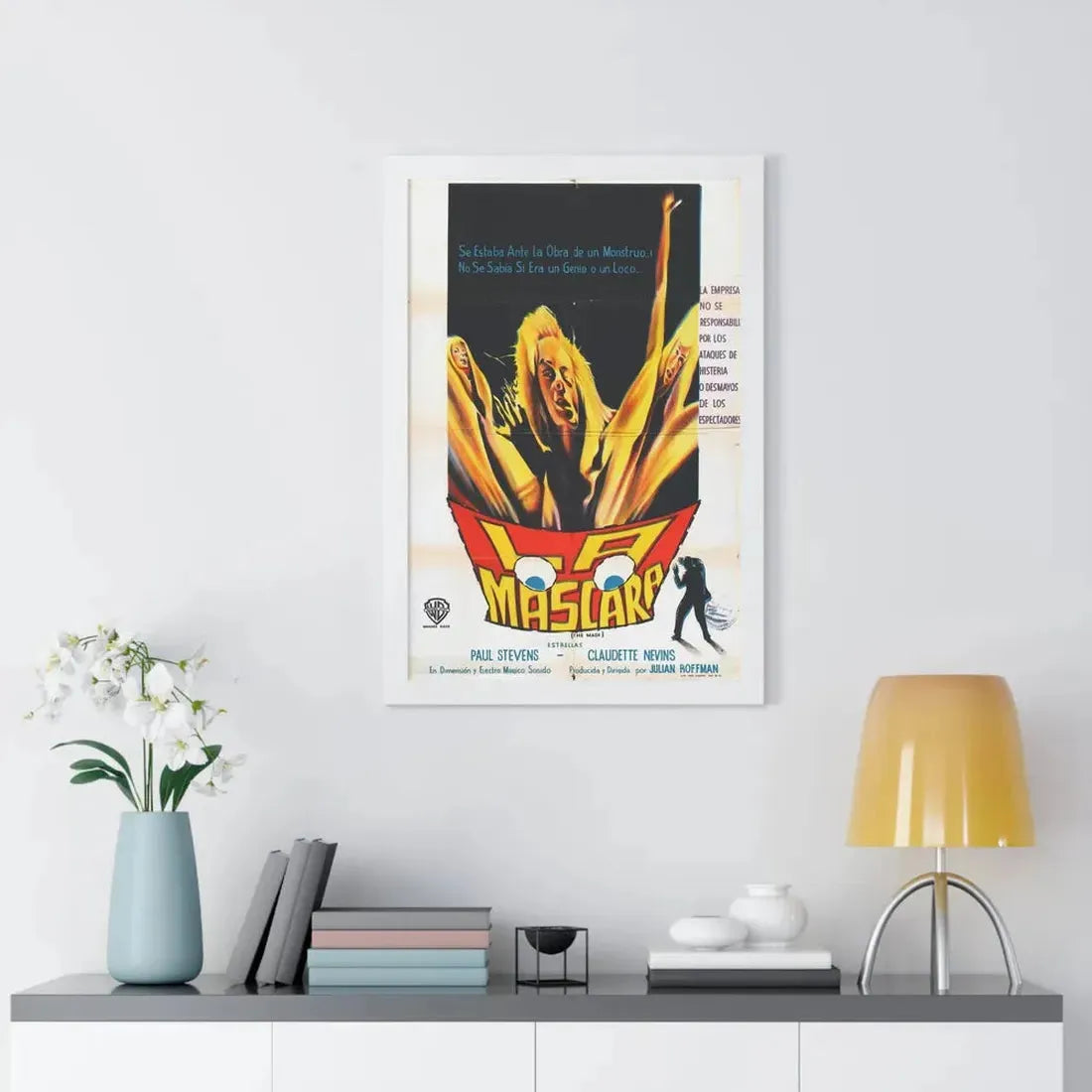 THE MASK (SPANISH) 1961 - Framed Movie Poster - The Sticker Space