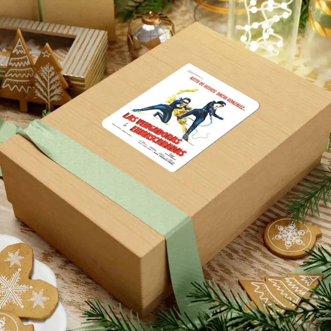 THE MASKED AVENGERS 1981 Movie Poster - STICKER Vinyl Kiss-Cut Decal - The Sticker Space