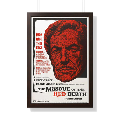 THE MASQUE OF THE RED DEATH 1964 - Framed Movie Poster-20" x 30"-The Sticker Space