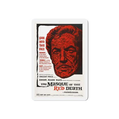 THE MASQUE OF THE RED DEATH 1964 Movie Poster - Refrigerator Magnet-4" x 4"-The Sticker Space