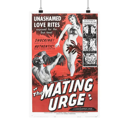 THE MATING URGE (2) 1959 - Paper Movie Poster 12″ x 18″ Matte - The Sticker Space
