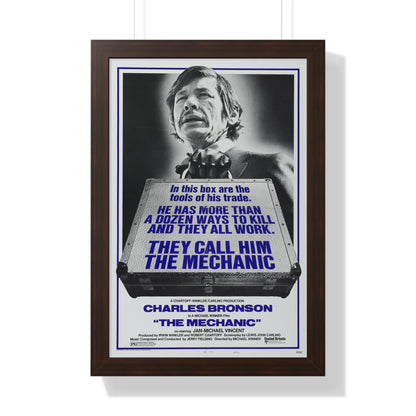 THE MECHANIC 1972 - Framed Movie Poster-16″ x 24″-The Sticker Space