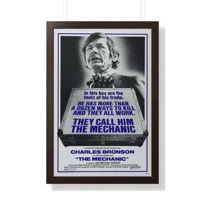 THE MECHANIC 1972 - Framed Movie Poster-20" x 30"-The Sticker Space