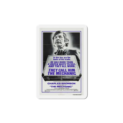 The Mechanic 1972 Movie Poster Refrigerator Magnet 4 Inch - The Sticker Space
