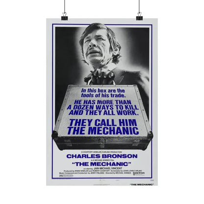 THE MECHANIC 1972 - Paper Movie Poster 12″ x 18″ Matte - The Sticker Space
