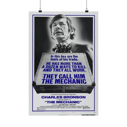 THE MECHANIC 1972 - Paper Movie Poster 16″ x 24″ Matte - The Sticker Space