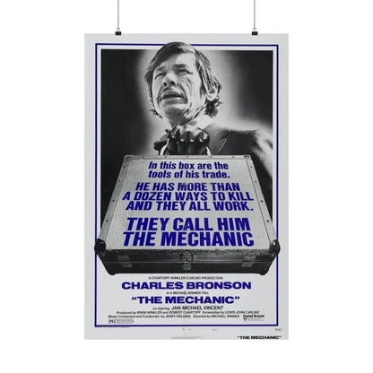 THE MECHANIC 1972 - Paper Movie Poster 24″ x 36″ Matte - The Sticker Space